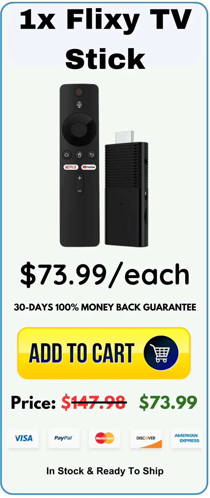 Flixy TV Stick price 